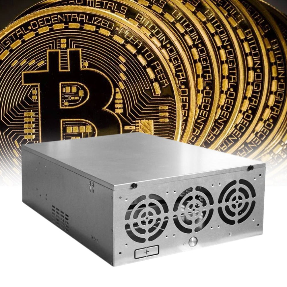 Open Air Mining Frame Rig Graphics Case GPU ATX Fit 6/8 Graphics Card/Fans