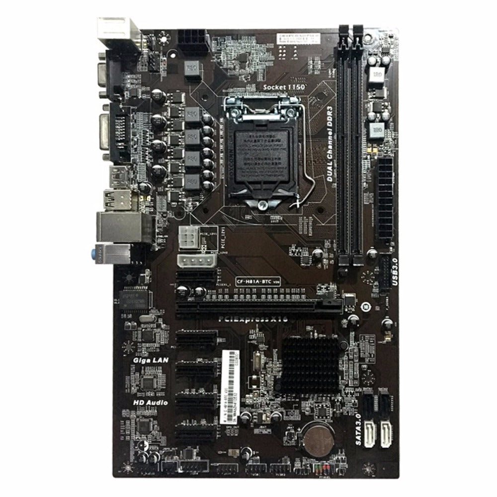 Motherboard H81A-BTC V20 Miner ATX Board LGA1150