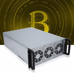 Riser Mining ETH/ETC/ZEC/XMR 4U Mine Mining Machine Chassis 6/8